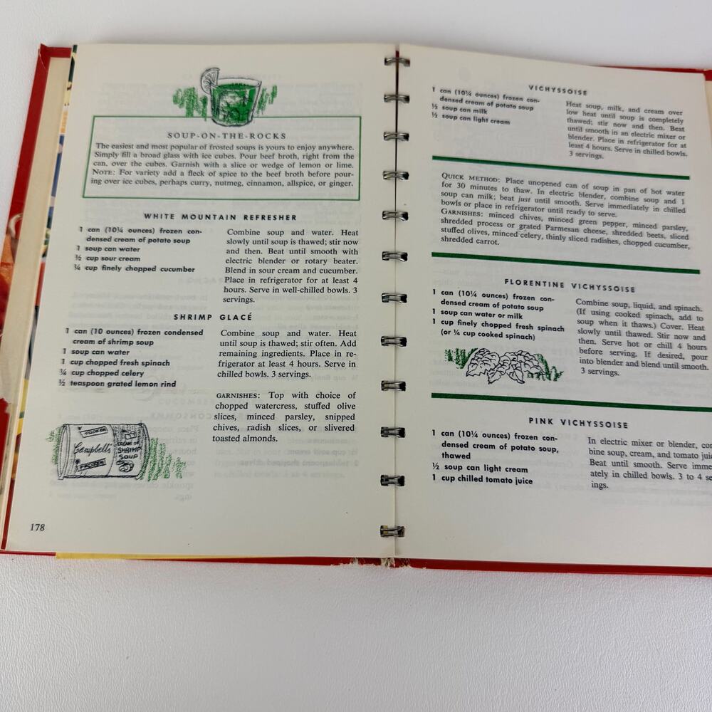 Campbell Cookbook Cooking with Soup 1972 Spiral Bound - Picture 11 of 14